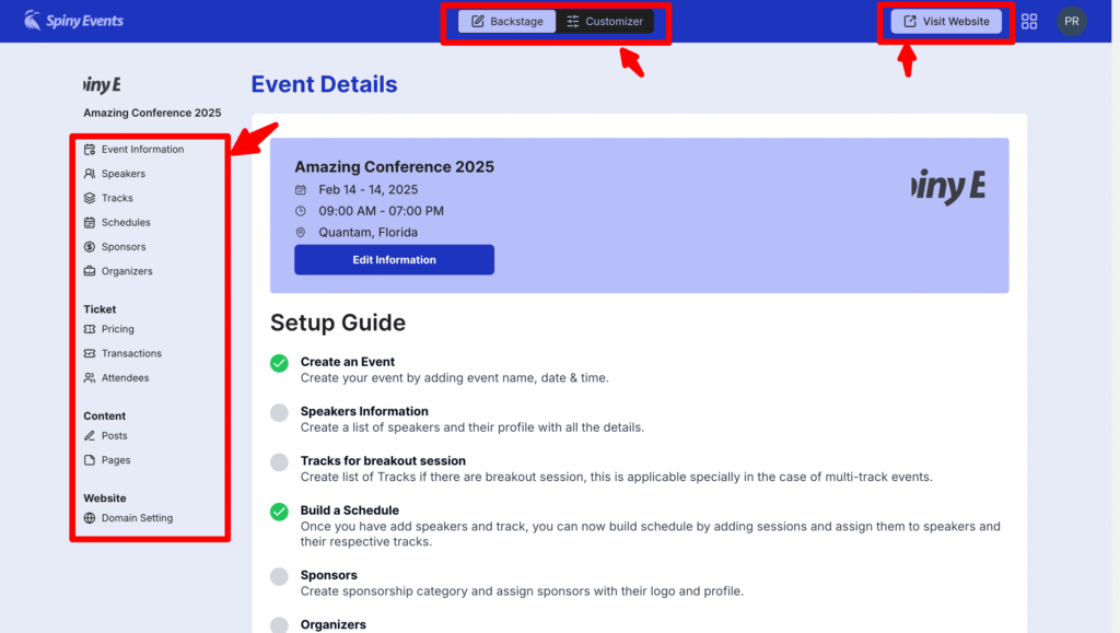 How to build a website for events and conferences (Coding not required)