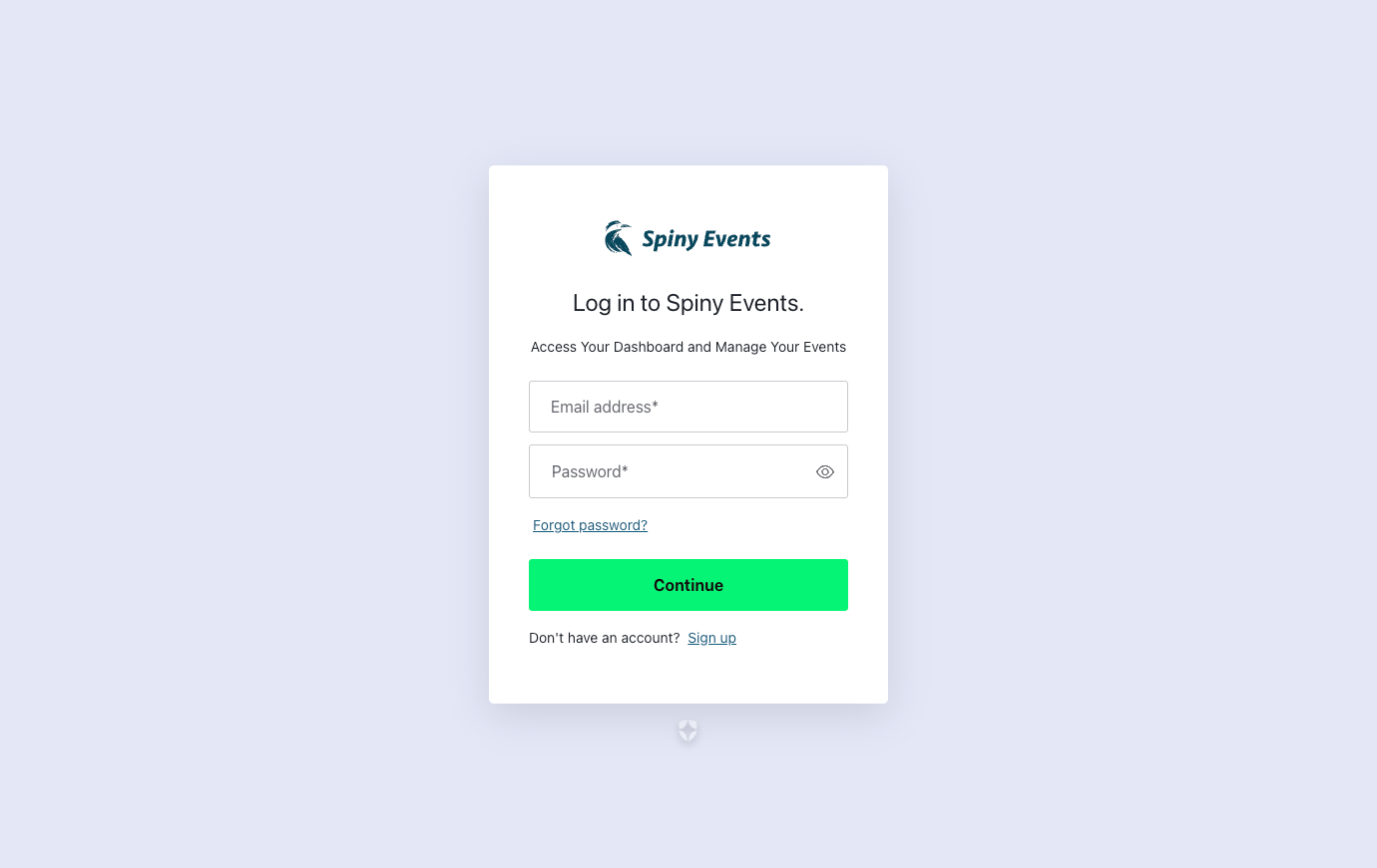 Create an Account & Log In